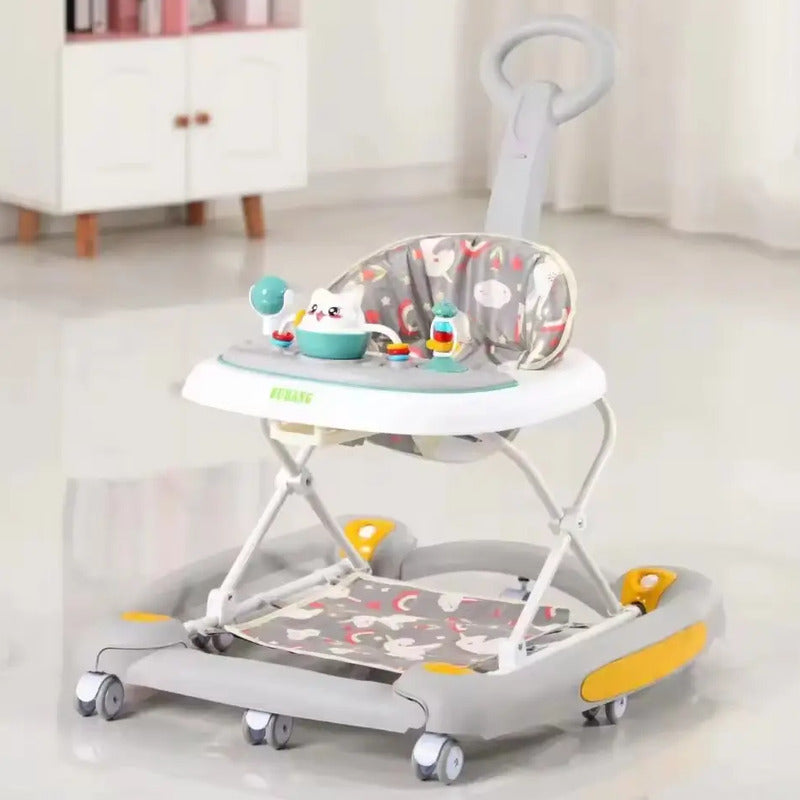Caminador Mecedora Guia Musical Bebe Tapete Saltarin 834b