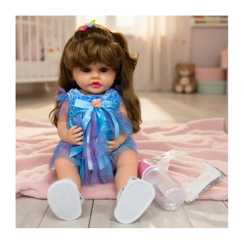 Bebe Aspecto Realista Función De Sonido 55 Cm M-641