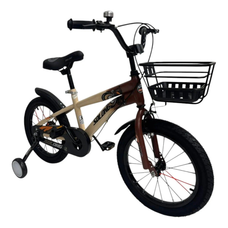 Bicicleta Niños Rin 12 Canasta Pito Frenos Bc01-d
