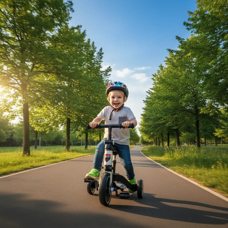 Patineta Scooter 2 In 1 Niño Niña Manopatin Triciclos Musica