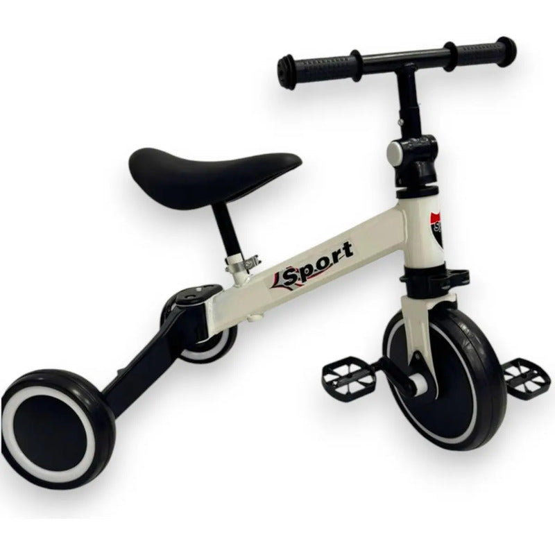 Patineta Scooter 2 In 1 Niño Niña Manopatin Triciclos Musica Color Blanco Kidshop