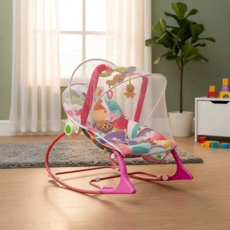 Silla  Vibradora Mecedora Musical  Niña-niños Baby Rocker