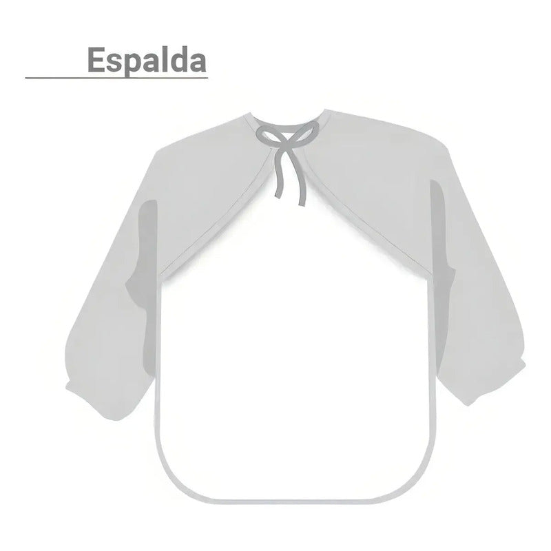 Babero Delantal Impermeable De Manga Larga Para Bebés Y Niños Con Diseño De León