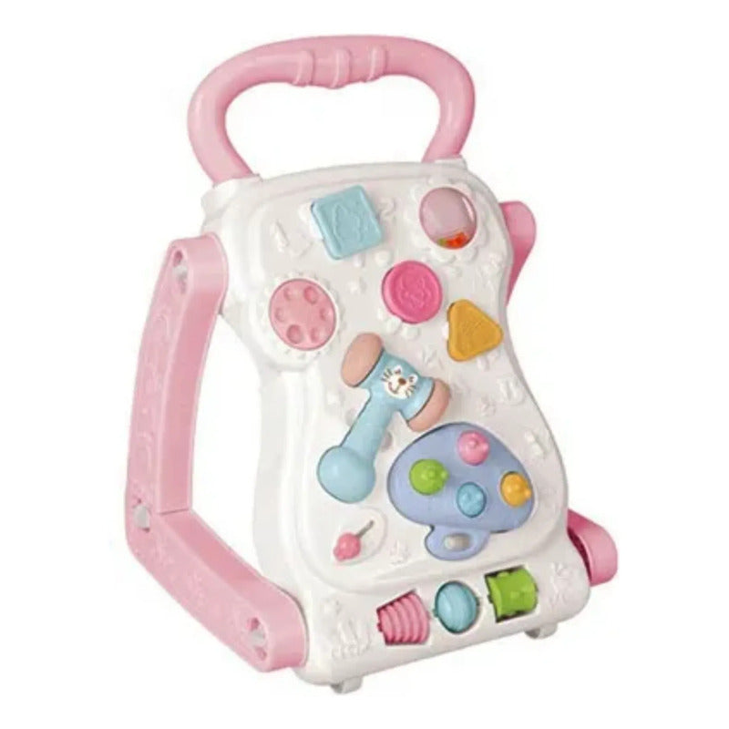 Andadera Musical Didáctica Para Bebés Con Sonido Azul 999c-t Rosa
