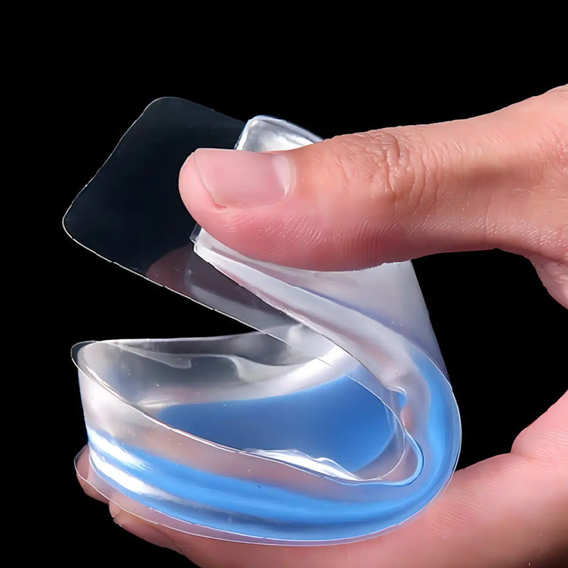 Taloneras Ortopédicas De Gel Para Descanso Y Alivio Del Dolor En Talón 35-41 Tranparente