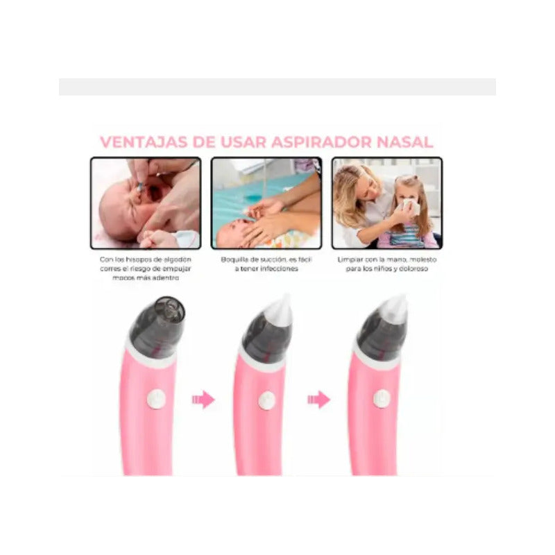 Aspirador Nasal Electrico Para Bebes Para Aliviar La Congest