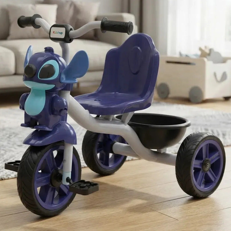 Triciclo Bicicleta Infantil Musical Kidshop 6067 Azul