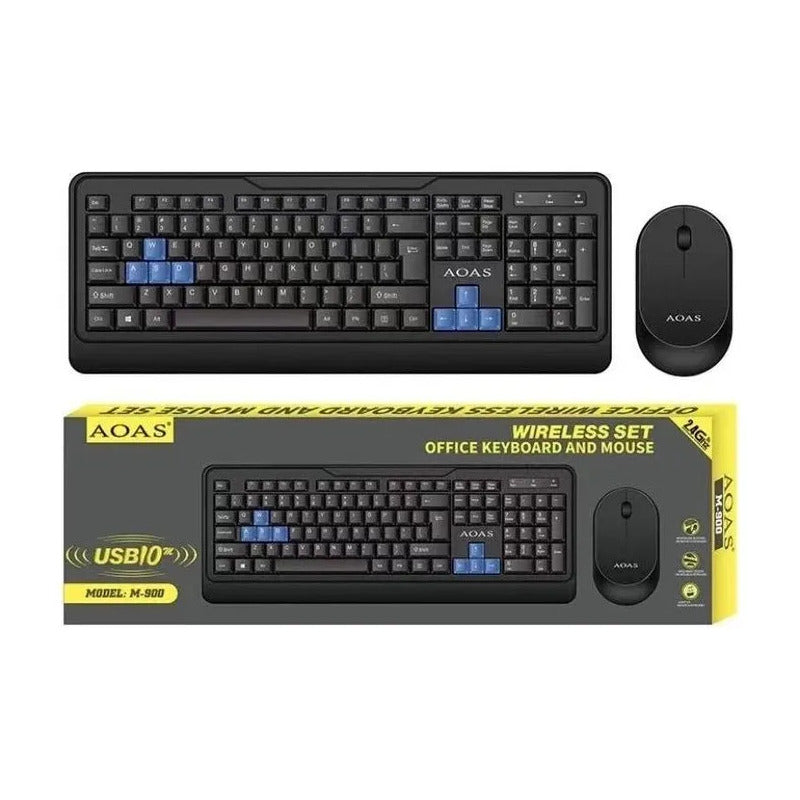 Kit De Teclado Y Mouse Inalámbrico M-900