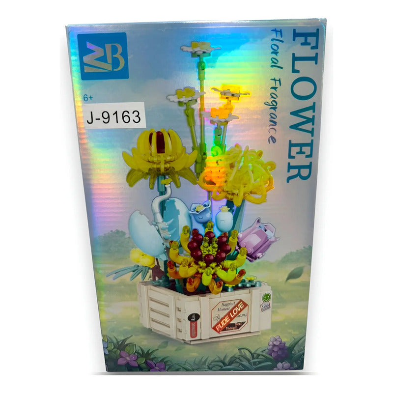 Bloques Fichas Armatodo Juguete Ramo De Flores J-91623 Cantidad De Piezas 10