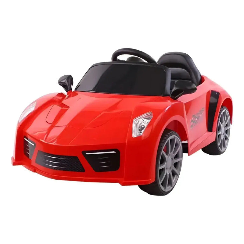 Carro Moto Eléctrico Montable Lb606  Kidshop Rojo