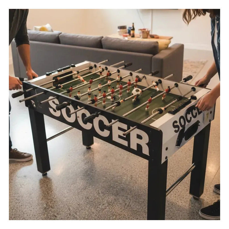 Mesa De Futbolito Futbol Grande X-5245 Kidshop Negro