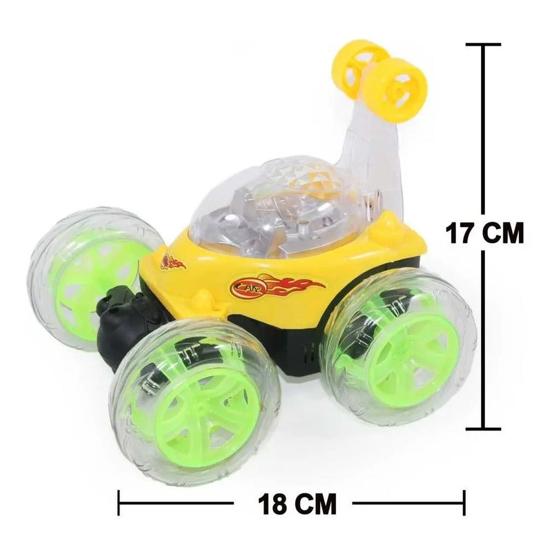 Carro Loco Recargable Control Remoto Acrobacias 360 Juguete