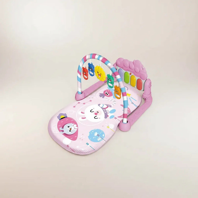 Gimnasio Tapete Musical Para Bebe Niños Hr5625 Rosado