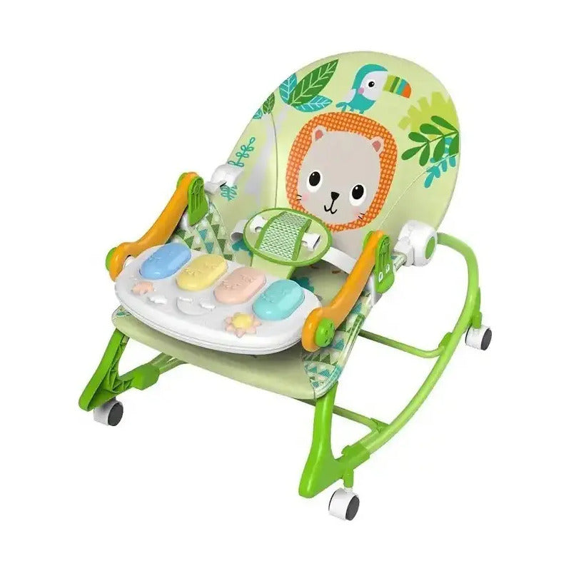 Silla Mecedora Musical Con Ruedas, Piano Musicales 7193