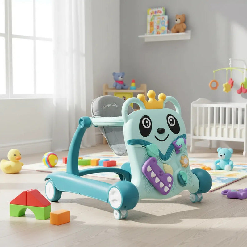 Andadera Y Caminador Para Bebe Oso Panda Mágico Kidshop 2024