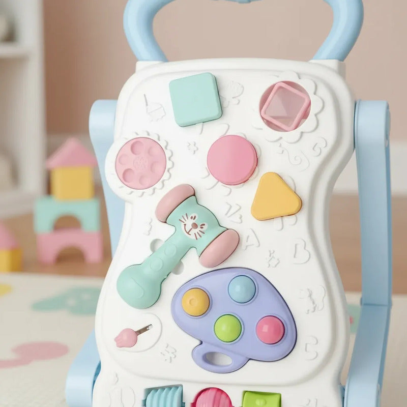 Andadera Musical Didáctica Para Bebés Con Sonido Azul 999c-t Celeste