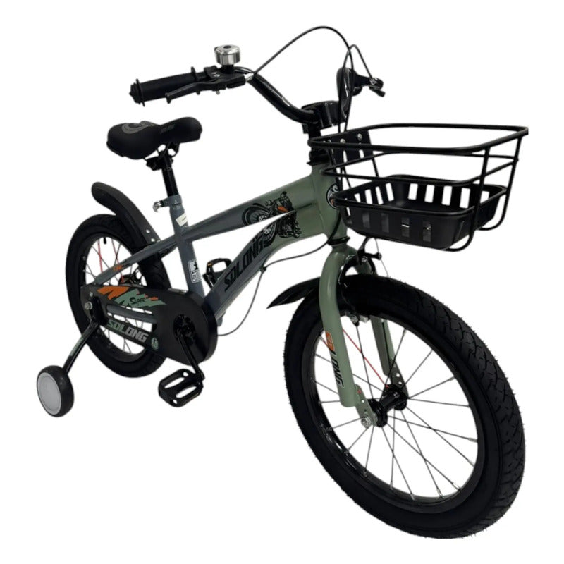 Bicicleta Niños Rin 12 Canasta Pito Frenos Bc01-d