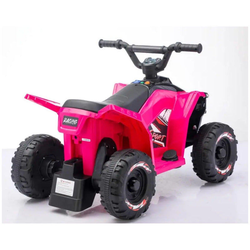 Cuatrimoto Eléctrica Para Niños 6v Velocidad Ajustable Mt001 Color Fucsia