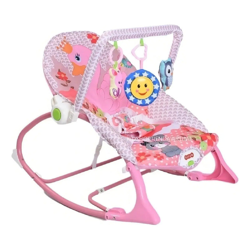 Silla Vibradora Mecedora Musical Niña-niños Baby Rocker Cisne