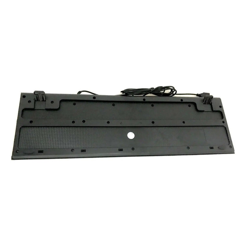 Teclado Aoas M200 Usb Español Latinoamérica Negro Resistente A Salpicaduras Español Latinoamericano