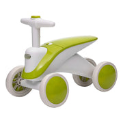 Carrito Montable Impulso De Niñas Y Niños Luces Y Sonidos Color Verde-blanco