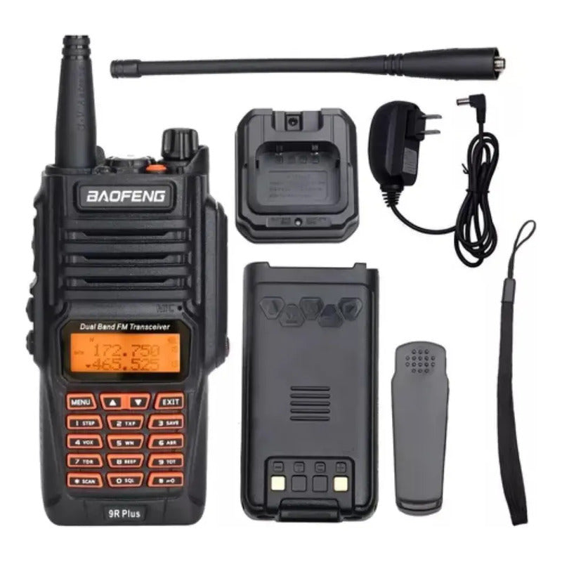 Radio Baofeng Uv-9r Plus Walkie Talkie Uhf X1 Color Negro Negro