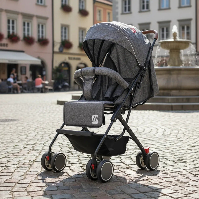 Coche Para Bebe Paseador  Premium Tipo Maleta Toldillo 8078
