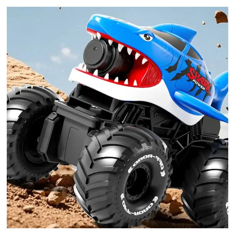 Tiburón  Carro Control Remoto Agua Recargable Gk5615
