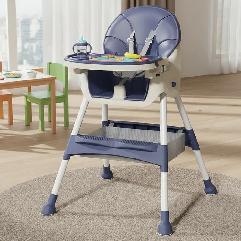 Silla Comedor Para Bebe 3 En1 Portátil Con Bandeja Kidshop