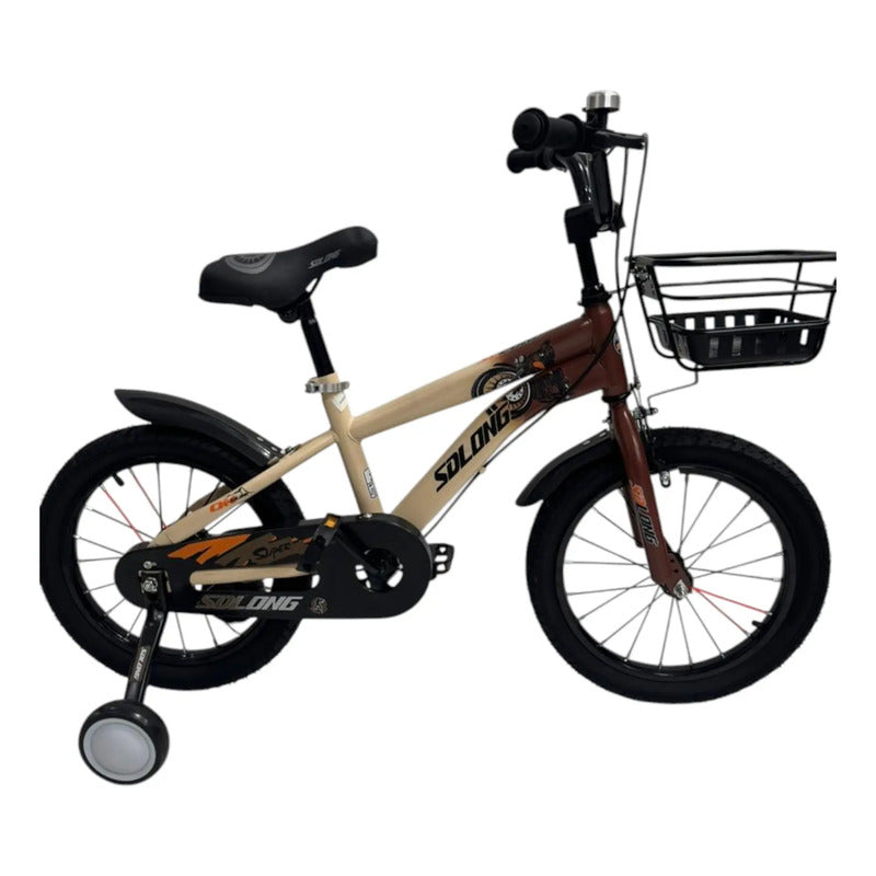Bicicleta Niños Rin 12 Canasta Pito Frenos Bc01-d