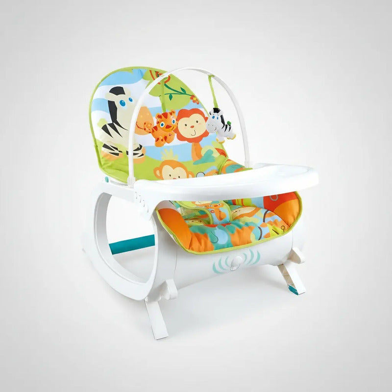 Silla Mecedora Vibradora Crece Conmigo Bebe Selva Comedor