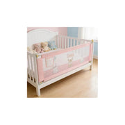 Barandilla Protector De Cama Bebe Infantil  Seguridad 2/1.9 Coral Claro Animales