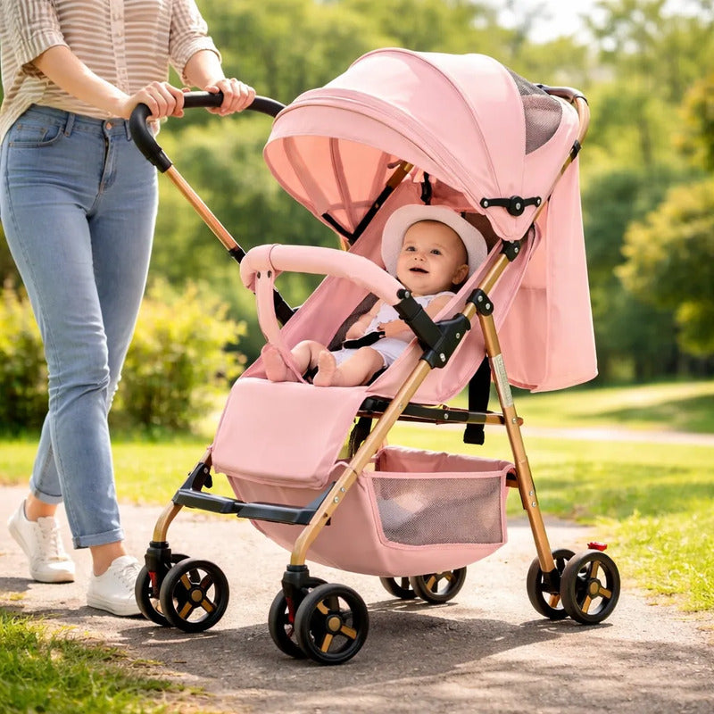 Coche Para Bebe Con Capota  Premium Reversible 701-3