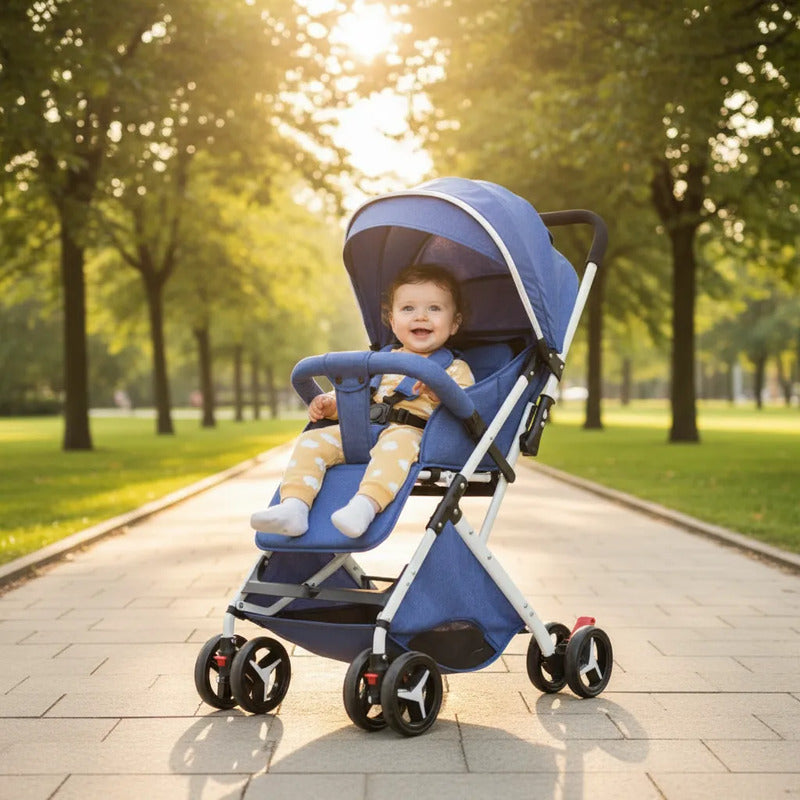 Coche Paseador Para Bebe Tipo Maleta + Toldillo 609-2