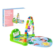 Gimnasio Bebe Tapete Piano Musical Sonido Dy888 Verde