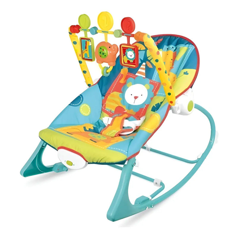 Silla Vibradora Mecedora Musical Niña-niños Baby Rocker León