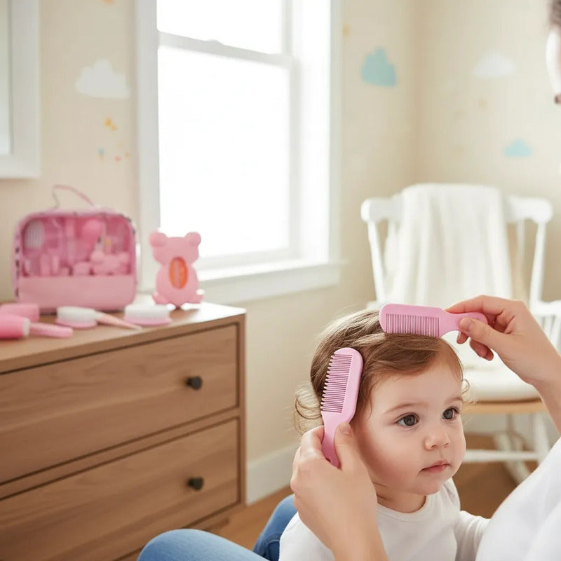 Set-kit De Aseo Personal Para Bebe Primeros Cuidados Niños