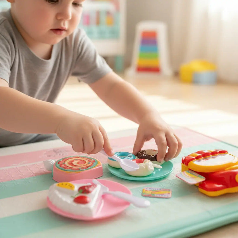 13 Piezas De Juguetes De Cocina Para Niños, Tartas Y Verdura Colores