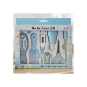 Set Baby Kit Aseo Bebé 8 Piezas Estuche Color Azul Ref Tz-3