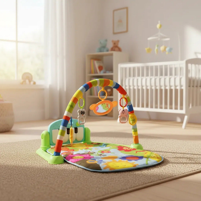 Gimnasio Bebe Musical Tapete Piano Unisex Oferta Didáctico ! Verde