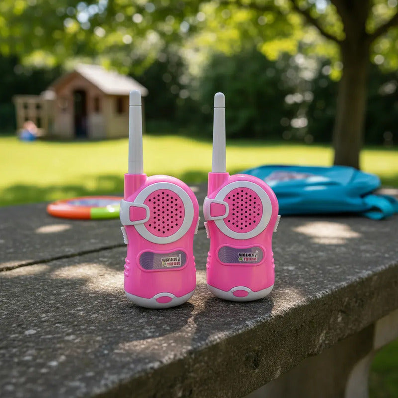 Radio De Voz Walkie Talkie Para Niños, Divertido 286 Color Rosado