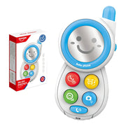 Celular Huanger Touch Con Música Para Bebés Y Niños Blanco