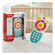 Control Didáctico Huanger Con Sonido Y Luces For Tv Para Bebés Aprende Inglés