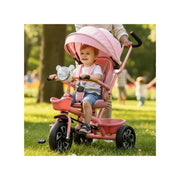 Triciclo De Lugo Bebe Niño Multietapa Kidshop 6068 Rosa Claro