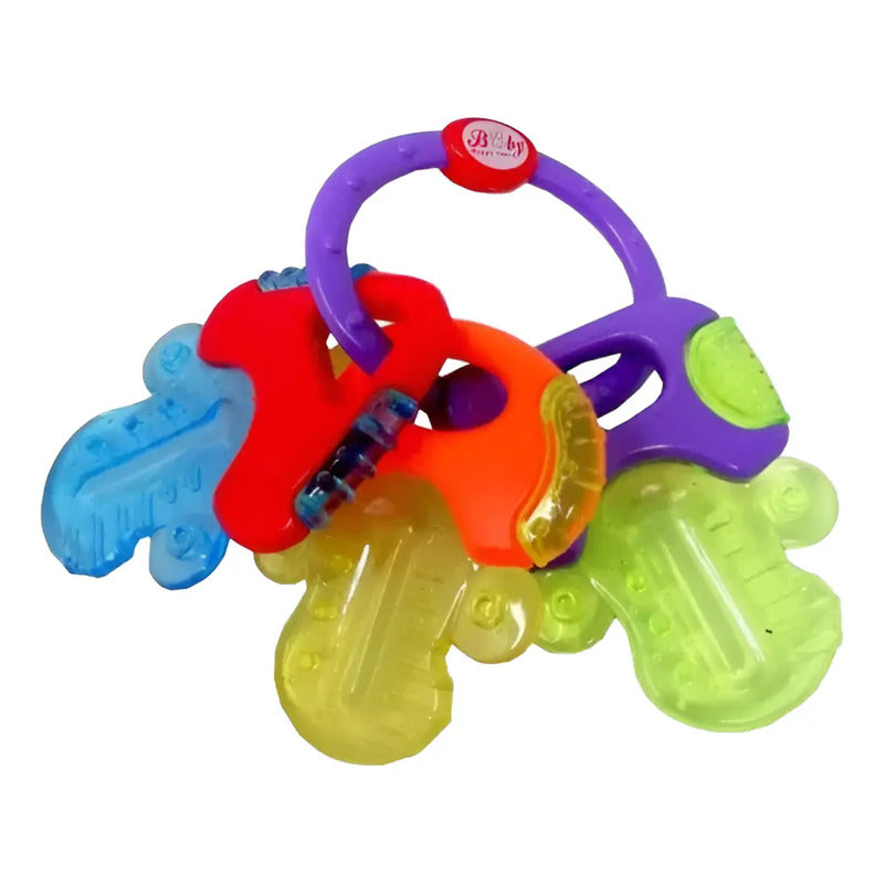 Rasca Encías Dientes Mordedor Llaves Bebe Mmulticolor Rayas
