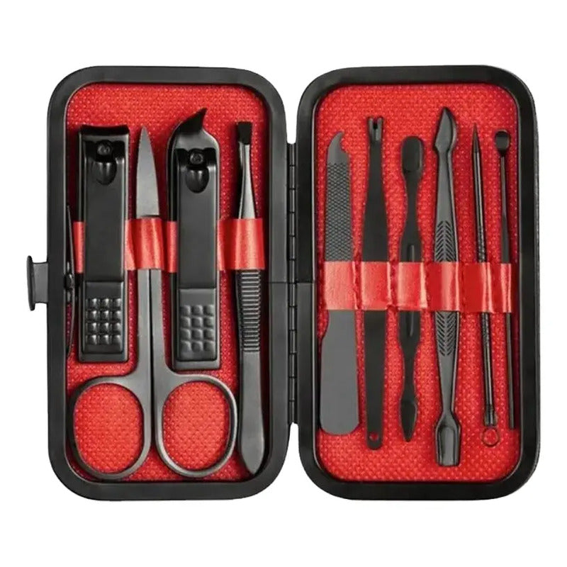Kit De Manicura Genérica 10 Piezas - Incluye Cortauñas
