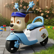 Moto Carro Eléctrico Bateria Recargable Niños Celeste 110v Azul