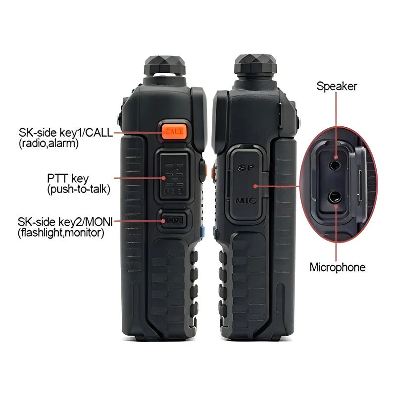 Radio Baofeng Uv-r5 128 Canales 7.4w 470mhz