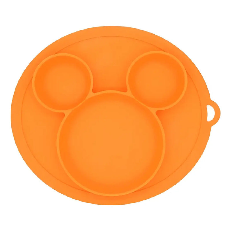Plato En Silicona Bebe Antideslizante Colores Hydg-2