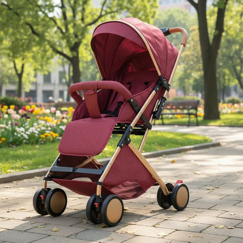 Coche Paseador Para Bebe Tipo Maleta + Toldillo 609-1